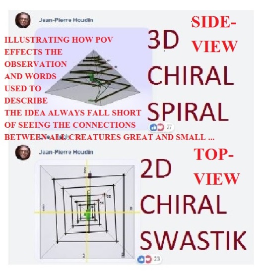 3D chiral spiral Great Pyramid Houdin2